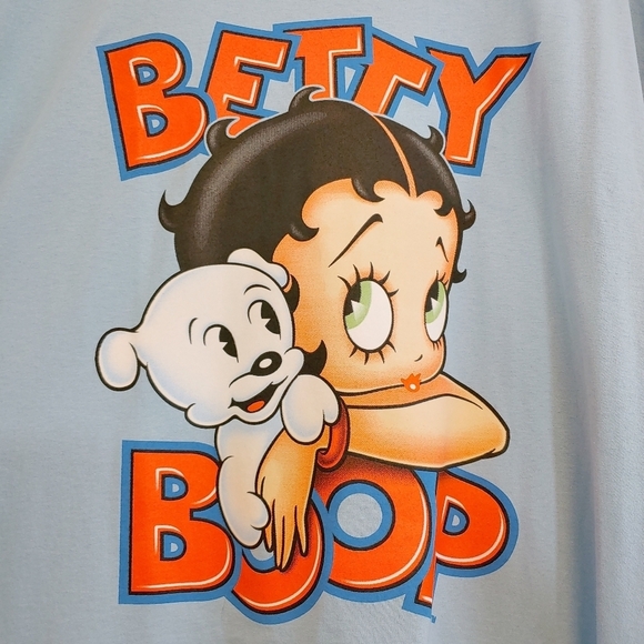 Officially Licensed Betty Boop Forever Friends Short Sleeve Cotton T-Shirt Sz XL - Picture 3 of 6